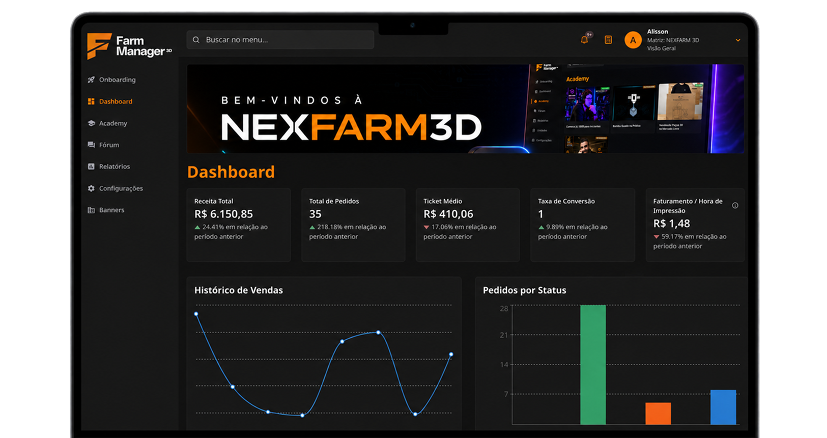 Farm Manager Dashboard